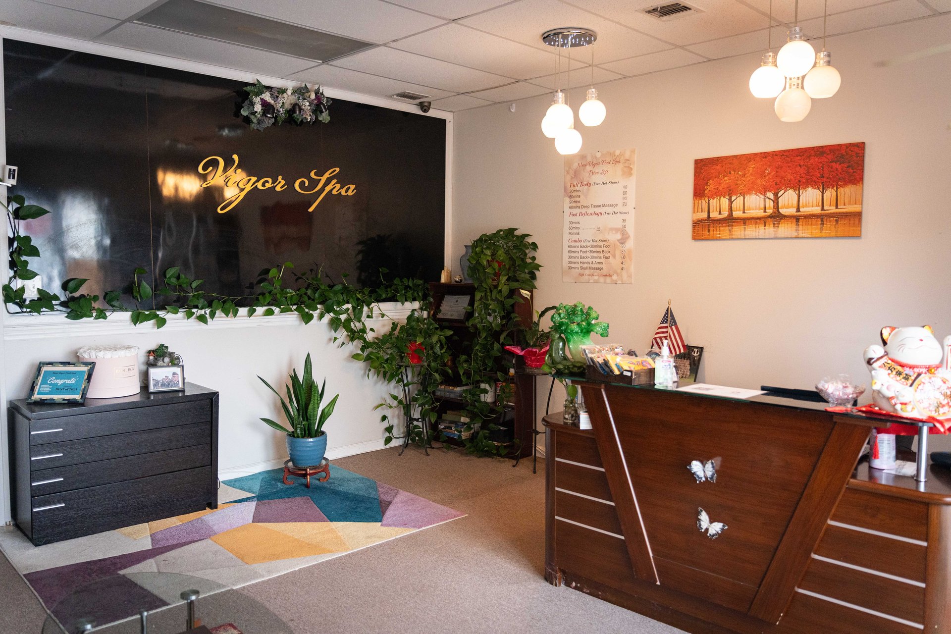 New Vigor Foot Spa treatment room
